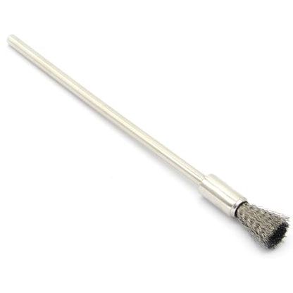 20PCS Wire Brushes with Extended Handle - Metal Rust Removal, Polishing, Cleaning - 6mm Diameter, 3mm Shaft, 100mm Length - Removes Burrs, Dust, and Oxide Layer - Handles Rough Surfaces - style: Wire Brush 3*6*100mm 20PCS