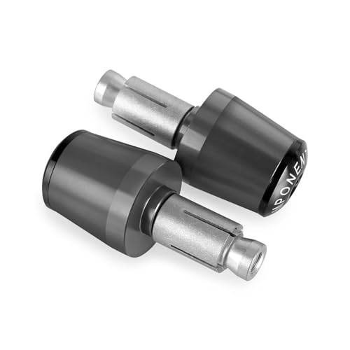 7/8'' Anti-Slip Grip Hand Motorcycle Handlebar Handle Bar Grips End Plugs For HONDA Rebel300 CMX500 CMX300 Rebel CMX 500 300(Gray Ends NO LOGO) - color: Gray Ends NO LOGO