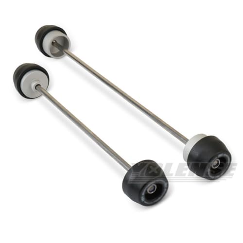 ALmart Motorcycle Front and Rear Fork Axle Slider Wheel Protector Crash Guard Fit forKa-wasaki Ninja ZX-4R/ ZX-4RR/ ZX-25R/ ZX-6R