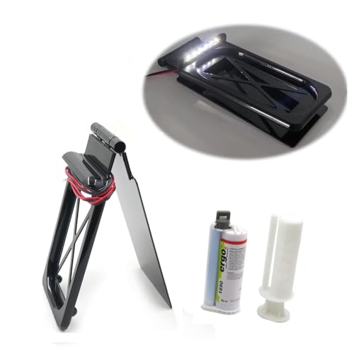 SKULL PIVOT- Black Finish Foldable Tag Bracket Motorcycle License Plate Frame - Universal Compatible with Any Motorcycle Touring models with hard ABS plastic bags - color: Black, size: Foldable Tag Bracket