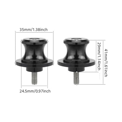 Compatible with Ducati Monster 821 Panigale 899 959 1199 1299/S/R Motorcycle Accessories Rear Stand Screw Bolt M6 Swingarm Spools Slider(Red) - color: Red