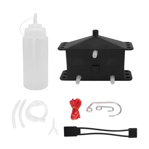 Motorcycle Chain Cleaning Machine Kit Brush Gear Cleaner Tool Motorbike Chains Lube Device Lubricating Accessory(Black) - color: Black