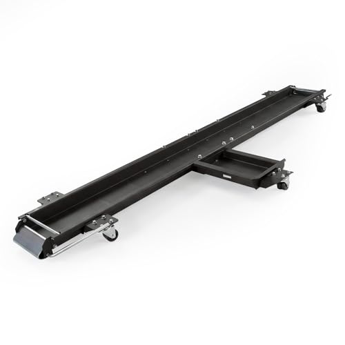 Black Widow Motorcycle Dolly Steel 1,250 lb. Weight Capacity Adjustable Kickstand Caster Wheels