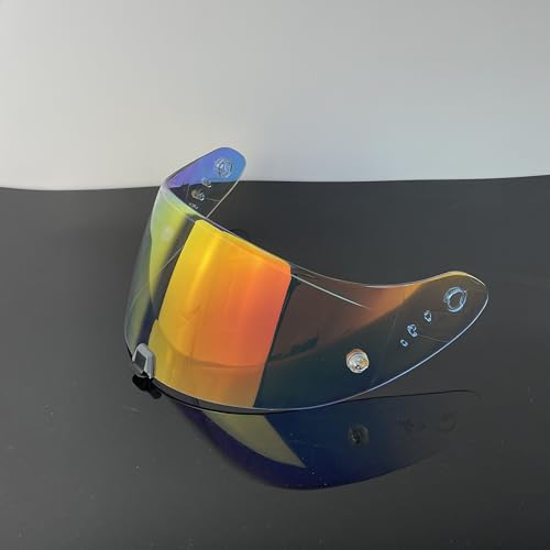 R1 Air Helmet Visor Replacement,Tinted Motorcycle Helmet Face shield Windshield lens for R1,R1 Air,R1 EVO,T520,ST1400,391 (Revo Clear Red) - color: Revo Clear Red