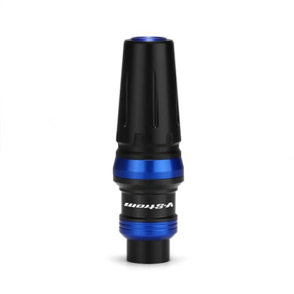 Motorcycle Exhaust Sliders Crash Protector Compatible with S.uzuki Vstrom 800 800DE DL800 DE/Adventure/Touring 2023 2024 2025 | Frame Slider Falling Protection V-Strom 800 Accessories (Blue) - color: blue