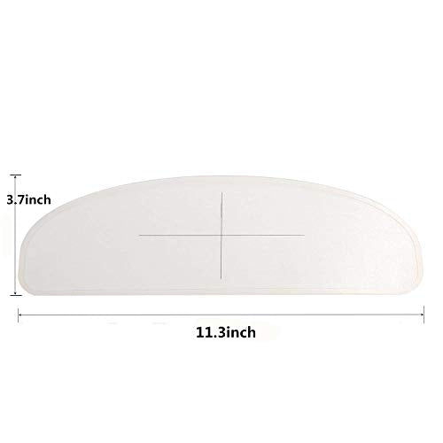 Universal Helmet Shield Anti Fog Film,Clear Visor Lens Insert Fog Resistant 3.7" x 10.7" - size: UNIVERSAL