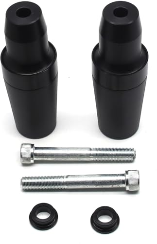 MZS Motorcycle Frame Sliders Compatible with YZF R7 2022-2025, Falling Anti Crash Protector Guards No Cut Kits Black - size: YZF-R7