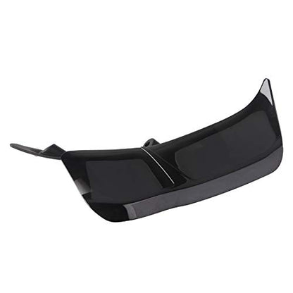 ABS Black Side Wing Adjustable Windshield Air Deflector for Harley Road Glide FLTRX 2015-2023 - color: Black