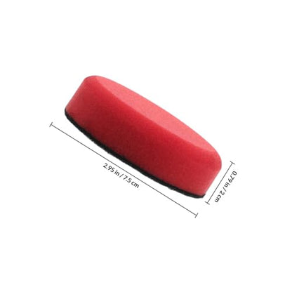Ipetboom Car Polishing Sponge Pad for Waxing and Buffing Versatile Sponge Waxing Pads for Car and Motorcycle Flat Grinding Wheel Polishing Tool for Home Furniture and Automotive Use