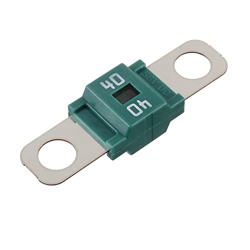 BOJACK 40 Amp AMI/Midi Fuse Holders and High Current Bolt-on Midi Fuses 40A for Cars Trucks Vehicles (Pack of 2 - style: 40 A