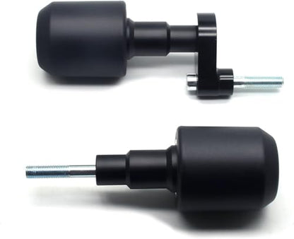 MZS Motorcycle Frame Sliders Compatible with YZF R6 YZF-R6 2008-2016, Falling Anti Crash Protector Guards No Cut Kits Aluminum Black - size: YZF-R6