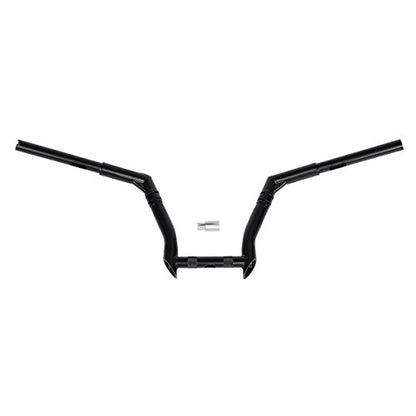 CUSTOM CHROME CCI 10" Rise 1-1/4" Fat Bamboo Ape Hanger Handlebar Fit For Harley Dyna Fat Bob 2008-2017 Low Rider 2016-2017 Street Bob 2007-2017 Wide Glide EFI 2004-2006 - size: 10" Risers