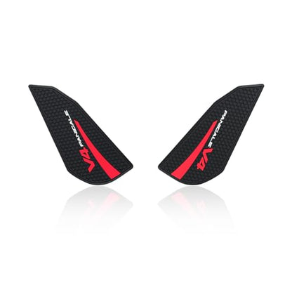 V4 S Carbon Tank Grip Anti-slip Stickers Decals Knee Pad For Ducati Panigale V4 V4 S 2025+ Tank Pads Accessories (Left and Right) - color: Left and Right