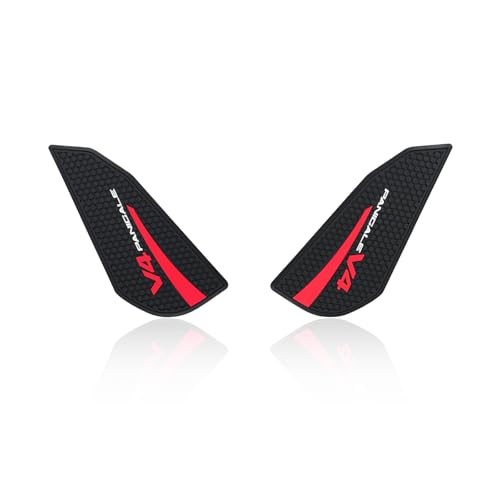 V4 S Carbon Tank Grip Anti-slip Stickers Decals Knee Pad For Ducati Panigale V4 V4 S 2025+ Tank Pads Accessories (Left and Right) - color: Left and Right