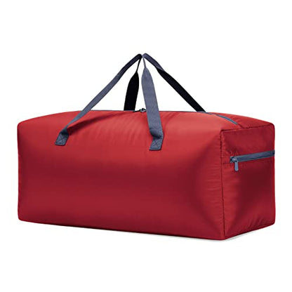 iFARADAY Foldable Duffel Bag 30" / 75L Lightweight with Water Rresistant for Travel-Red - color: Red-75L