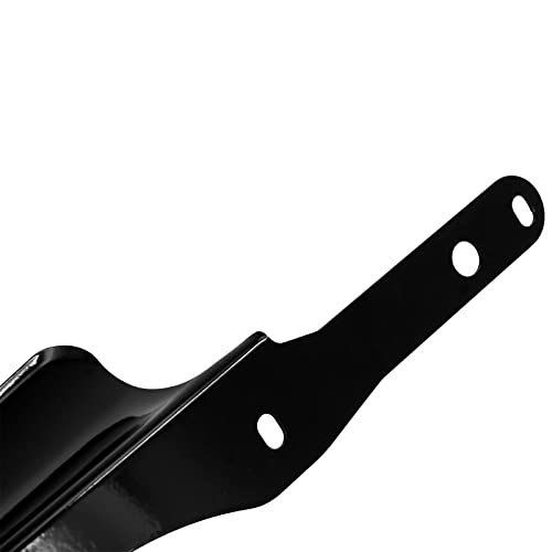Front Fork Mount Wind Deflectors Compatible with Harley Electra Glide Road King Street Glide 1995-2023 (Color:Black) - color: Black