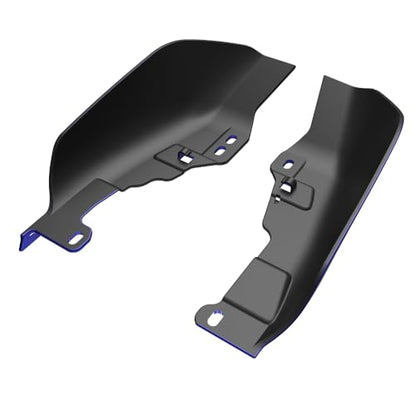 Advanblack 2025 Road Glide Mid Frame Air Deflectors Heat Shields Deflector for Harley Touring '09-'25 Harley RG, Street Glide, Road King (Blue Streak) - color: Blue Streak