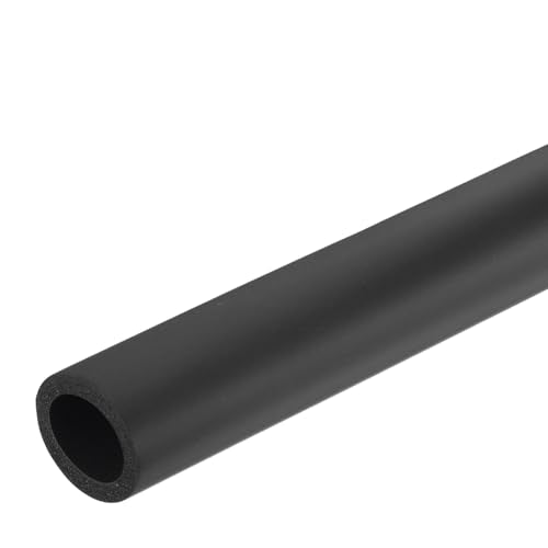 uxcell Foam Tubing for Handle Grip Support,23.5mm ID 33.5mm(1 5/16") OD 0.3 Meter/1ft Length Black - color: Black, size: 23.5mm x 33.5mm x 0.3 m