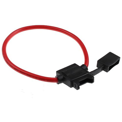 ZOOKOTO Inline Fuse Holder 15A,10 AWG Gauge Wire Car Auto Blade Fuse box 15A Waterproof - size: 15A