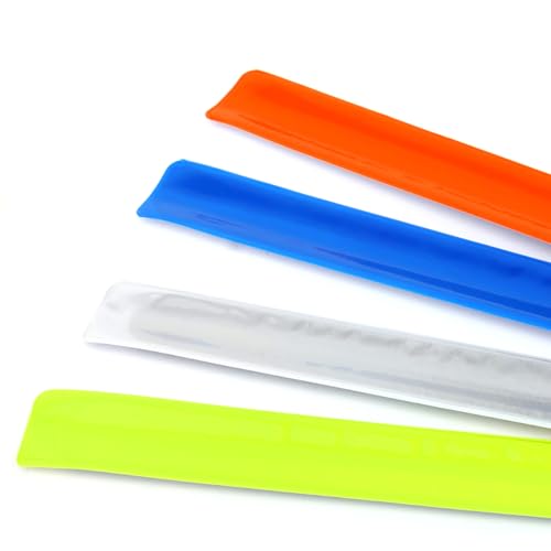 Reflective Armbands, High Reflector Bands Running Gears Elasticated Wristbands Arm Ankle Straps Belts Reflective Ankle Bands Cycling - color: Green