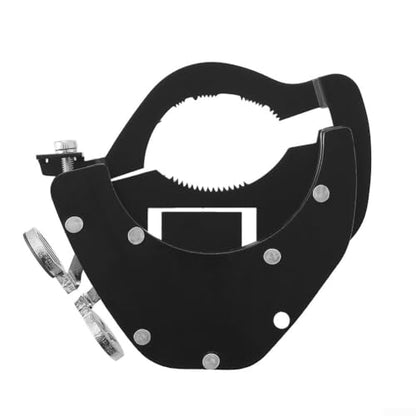 Stainless Steel Motorcycle Throttle Clip Cruise Control System Thumb Activated Lock for Most Bike Handlebar Accelerator Pipe Black(Bottom at the bottom) - size: Bottom at the bottom
