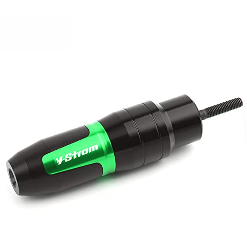 For SUZUKI V-Strom 250 650 1000 DL250 DL650 DL1000/V-Strom1000/XT Motorcycle CNC Aluminum Frame Crash Pad Exhaust Sliders Crash Protector slider - color: green