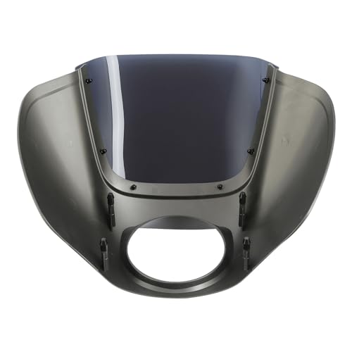 Front Headlight Quarter Fairing Windshield Fit For Harley Softail Low Rider FXLR Street Bob FXBB 2018-2020 Low Rider S FXLRS 2020-2025 Softail Standard FXST 2020-2024 Industrial Gray - color: Fairing Industrial Gray #4