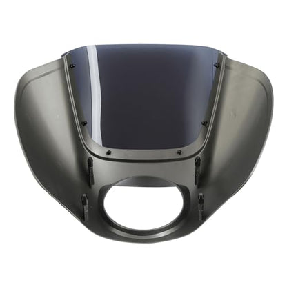 Front Headlight Quarter Fairing Windshield Fit For Harley Softail Low Rider FXLR Street Bob FXBB 2018-2020 Low Rider S FXLRS 2020-2025 Softail Standard FXST 2020-2024 Industrial Gray - color: Fairing Industrial Gray #4