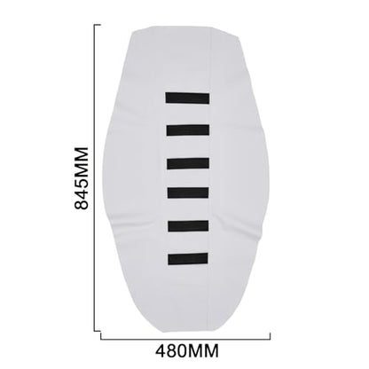 Ebike Seat Cover for Yozma In 10 Electric Dirt Pit Bike Non-Slip Soft Cushion Black - color: white background black stripes