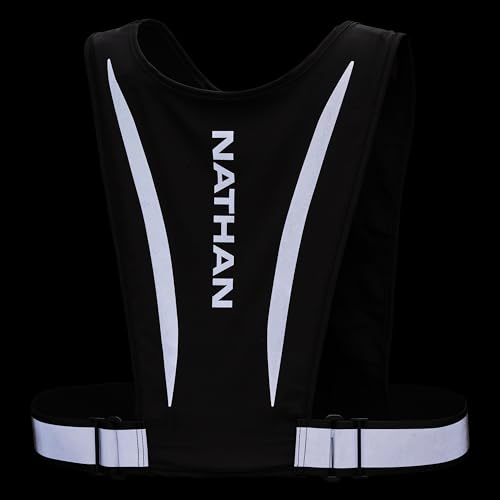 Nathans NS60300-00001-OSFM Hypernight Reflective Stash Vest Black