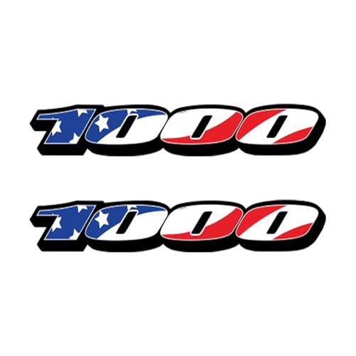 Motorcycle Reflective Vinyl Fairing Sticker Decal for GSXR1000 (Blue&Red) - color: Blue White Red
