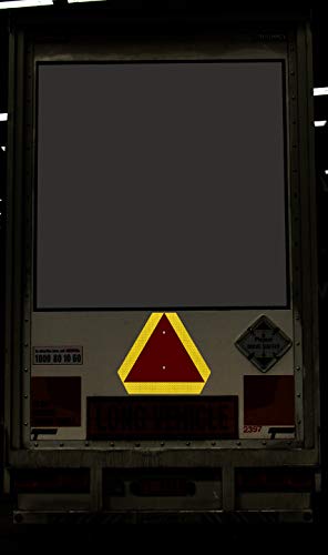 Ignixia Slow Moving Vehicle Sign, 0.7 mm Thick Rust free Aluminium Slow Moving Vehicle Triangle signs, 14”x 16” Inches Orange base with Reflective border, SMV Sign for Golf Cart, UTV, safety signs