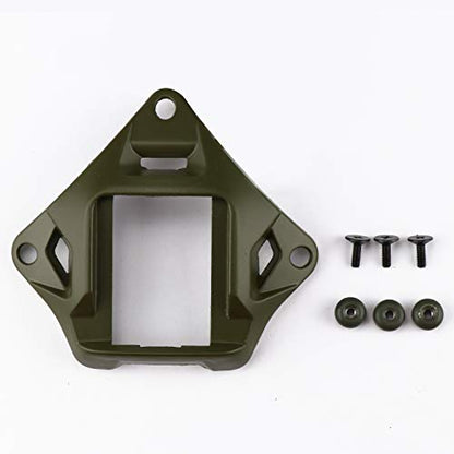Tactical Helmet NVG Mount Shroud Steel Sports Camera Bracket Base for Fast Helmet - color: OD