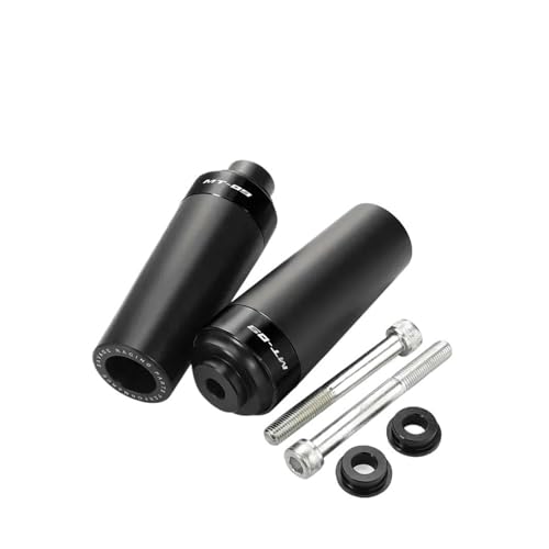 Motorcycle Falling Protection Axle Fork Wheel Crash Sliders for Ya&maha MT-09 FZ-09 MT09 FZ09 MT FZ 09 2014-2016 Frame Slider Anti-Fall Balls - color: Black Frame Slider