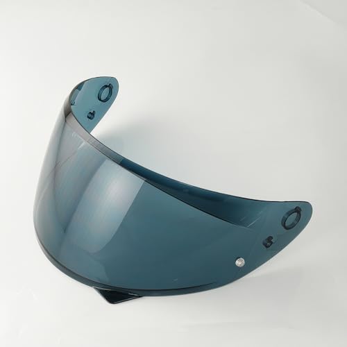 HJ-34P Helmet Visor Replacement for HJC C10.Motorcycle Helmet Shield UV Protection Compatible with HJC C10 (Light Black) - color: Light Black