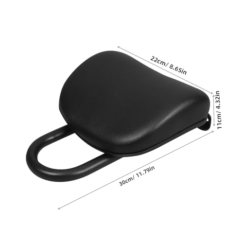 Alipis Back Rest For Motorcycle: Detachable Motorcycle Rear Backrest Pad With Adjustable Sponge Cushion Passenger Seat Backrest For Electric Bikes
