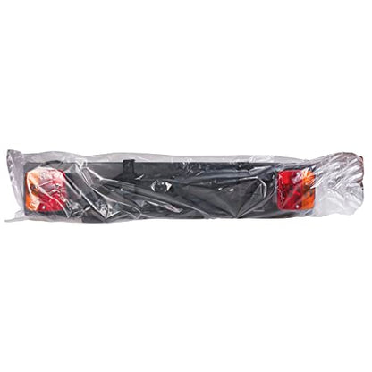 SPOTLIGHT 0.75 m ABS Bike Door Sign, Power Length: 1.5 m, Contains: 2 Lanterns (4 Functions), Strap Attachment (60 cm)