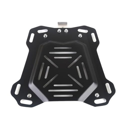 Motorcycle Rear Luggage Bracket 1Pc 45L 55L 65L 80L Motorcycle Top Rear Luggage Box Bracket Plate Trunk Boot Quick Release Base Plate Shelf Holder CNC Aluminum - color: 45L
