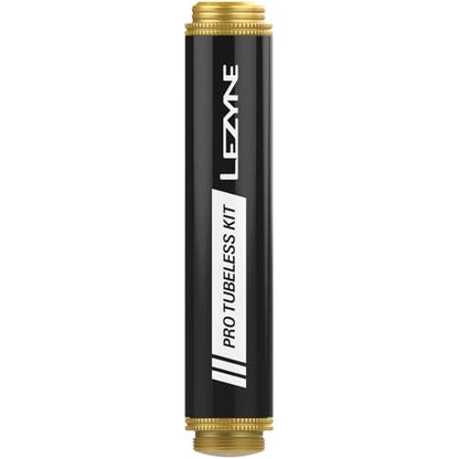 LEZYNE Pro Tubeless Kit | Portable All-In-One Bicycle Tire Repair System with Aluminum Body, Tire Plugs, CO2 Inflator & Stainless Steel Tools | For Road, Gravel & MTB Bikes, Pro Tubeless Kit Loaded - size: Pro Tubeless Kit Loaded