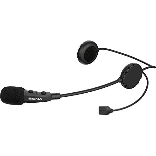 Sena 3S Plus Boom Motorcycle Bluetooth Headset, Black - style: Boom