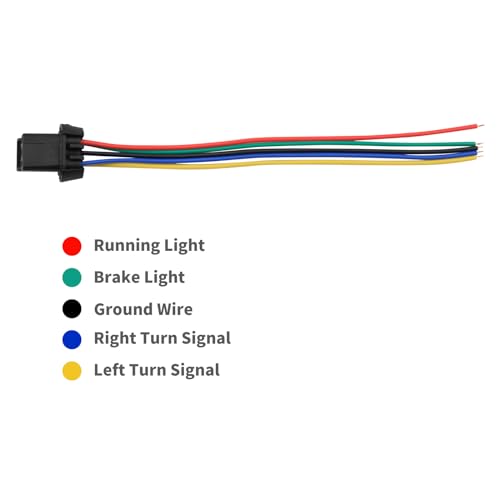 King Tour Trunk LED Light Tail Light Running Brake Turn Signal Lamp Kit Fit for Harley Touring Road King Road Street Electra Glide Tri Glide Ultra Limited 2014-2023 (Smoke) - color: Smoke 2