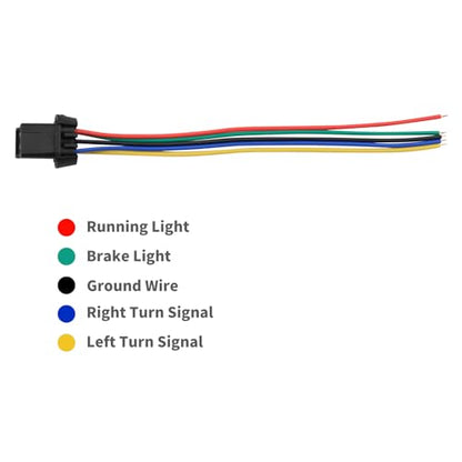 King Tour Trunk LED Light Tail Light Running Brake Turn Signal Lamp Kit Fit for Harley Touring Road King Road Street Electra Glide Tri Glide Ultra Limited 2014-2023 (Smoke) - color: Smoke 2