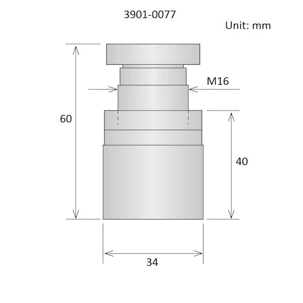 HHIP Adjustable Screw Jacks (Various Adjustable Ranges 23-30mm to 100 to 140mm) - size: Adjustable Range 40-60mm