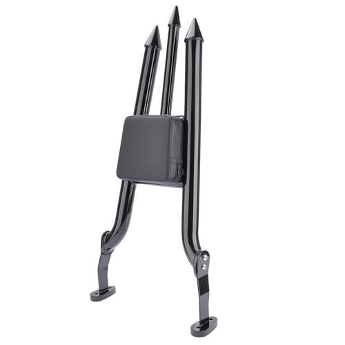 Sissy Bar for Harley Freewheeler/Road Glide 3 2015-2024 (Black) | backrest, 38mm steel, rust-proof powder coat. Quick-detach design. Weather-resistant. Bolt-on install, hardware included. - color: Black