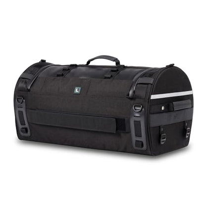 Niche Stackable Motorcycle Tail Bag – 59L Large Capacity Rear Seat Bag with Waterproof Rain Cover, Zipper Closure, & Adjustable Straps – Travel Luggage for Honda, Yamaha, Suzuki, Kawasaki, Harley - size: 59L