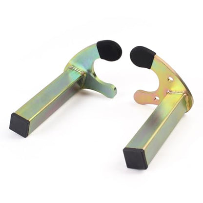 Motorcycle Rear Wheel Lift Stands Frame Accessories Swingarm Spool Lift Stand Paddock Stands Attachment U-Shape Rear Wheel Stand with Anti-Slip Rubber Protecotor (Square Tube) - size: Square Tube