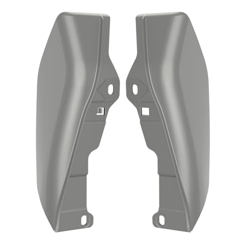 Mid Frame Air Deflectors Heat Shield Fit for Harley Touring 2009-2026 Mercury Silver - color: Mercury Silver