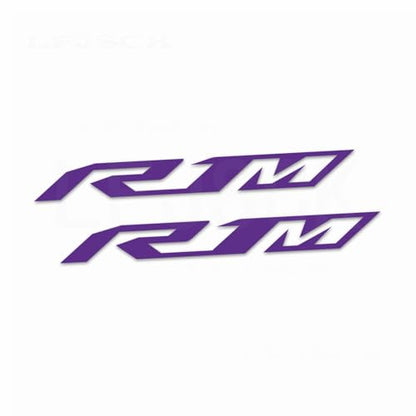 Motorcycle Reflective Fairing Stickers - 2 Piece,Purple | Waterproof Vinyl Decals Kit for Helmets ,Compatible with Yamaha YZF R1 R1M - color: Purple
