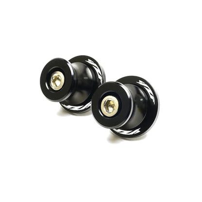 Motorcycle 6mm Swingarm Spools Slider Stand Accessories Compatible With YZF R3 R25 R6 R1 2019 2020 2021 YZFR3 YZFR1 YZFR6(Black 1) - color: Black 1