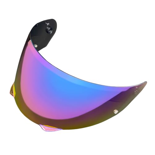 YOURNAME HJ33 Shield for HJC I90,i91 Face Shield Uv-protected Visera Casco Moto Visera Casco Moto (Rainbow-For Day) - color: Rainbow-for Day